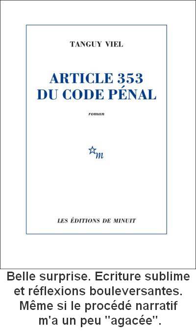 Article 353 du code penal